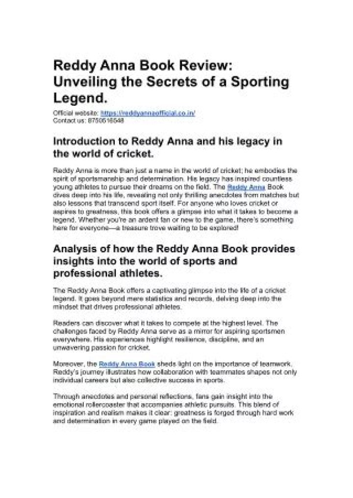Secrets Of A Sports Legend